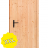 Douglas enkele klampdeur XXL B1200xH2150mm buitenmaat, rechtsdraaiend, incl. beslagset