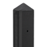 Berton©-paal IJssel antraciet gecoat, diamantkop 10 x 10 x 190 cm T-model