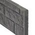 Berton©-motief-vulplaat antraciet H20 x D3,5 x L184 cm rotsmotief