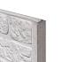Berton©-motiefplaat smal wit/grijs H26 x D3,5 x L184 cm romeinsmotief
