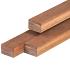 Azobé hardhout regel 4,5 x 7,0 x 250 cm geschaafd, 4 ronde hoeken