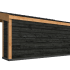 DHZ Kapschuur Goor Douglas 600 x 300 cm zwart geïmpregneerd