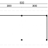 DHZ Plat dak Dalfsen Douglas 600 x 300 cm zwart geïmpregneerd