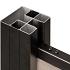 PuraFence Royal composiet plank 2,0 x 16,1 x 182 cm, light grey