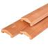 Red Class Wood afdeklat piramide (3-planks tussenruimte) 3,5 x 8,5 x 180 cm