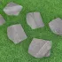 Staptegel Flex Stones 42x36x2 Dark Grey