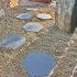 Staptegel Hexagons 60x52x2 Basalto