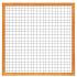 Gaaselement met kader red class wood 4,5 x 7.0 cm