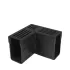 Star Drain 65/100 Hoekstuk - Premiun Zwart (Aluminium)