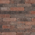 TAMBOUR 20x5x7 cm rood/zwart