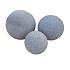 Set bollen Asian White, gebouchardeerd 1x25 cm, 1x35 cm,1x45 cm