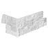 Stone Panels Snow White Marble (40+20)x15x1,5-2,5 cm (1 hoek=1 set)