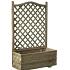Plantenbak Penny Lane met trellis celfix lengte 140 cm