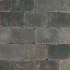 METRO Trommelsteen 30x20x6 cm bruin/zwart genuanceerd