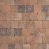 TAMBOUR 10x10x6 cm oud bont