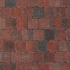 TAMBOUR 10x10x6 cm rood/zwart