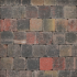 TAMBOUR 10x10x6 cm bont