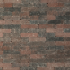 METRO Trommelsteen 20x5x7 cm rood genuanceerd