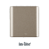 In-Lite Ace Up-Down Wall 100-230V - Rosé Silver