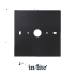 In-Lite Evo Wall Mount afdek/montageplaat voor Evo Down Wall 230V Dark