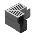 ACO Slim-Line Aluminium Hoekelement 90 graden
