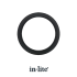 In-Lite RING 68 grondspot accessoire Black voor BOX 1 - PLATE 1