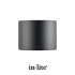 In-Lite Halo Down Wall 100-230v - Black