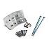 Bevestigingsets voor beton schutting scherm 85 mm RVS