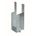 GB Raveeldrager met strip 59x157 mm Verzinkt
