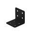 GB Versterkings hoek 40x40x40 mm Zwart