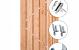 Tuindeur Privacy Douglas gegalvaniseerd frame 130x195 cm