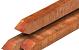 Hardhout Piketpaal 40x40 mm met punt 60 cm