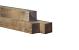 Paal bezaagd 100x100 mm nobifix grenen 2x haaks 220 cm