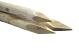 Robinia ronde paal Ø 8/10 cm geschild en gepunt 160 cm