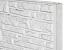 Berton©-motiefplaat wit/grijs H36 x D4,8 x L184 cm Rustico