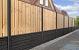 Berton©-motiefplaat smal, antraciet gecoat H26 x D4,8 x L184 cm rotsmotief
