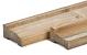 Midden-Europees grenen funderingsbalk standaard groen geïmpregneerd 4,5 x 9,0 x 300 cm