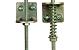 Stormankerset metaal - 4 stuks per set