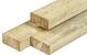 Geimpregneerd Vuren Ligger Geschaafd met ronde hoeken 45x95 mm 360 cm