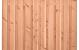 Tuinscherm Douglas, geschaafd, 21-planks (19 + 2) Zwarte Woud 150 x 180 cm