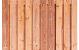 Tuinscherm Casablanca, Red Class Wood geïmpregneerd ME vuren, RVS-geschroefd, 21-planks (19+2) 180 x 150 cm