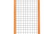 Gaaselement vuurverzinkt maaswijdte 7,5 x 7,5 cm met robuust kader Red Class Wood 4,5 x 7,0 cm H180 x B90 cm