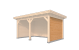 Wandmodule Type C zweeds rabat Red Class Wood 300 x 224 cm
