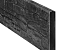 Berton©-motiefplaat smal antraciet gecoat H26 x D3,5 x L184 cm nostalgiemotief