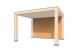 Wandmodule Type D & E zweeds rabat Red Class Wood 350/400 x 224 cm