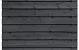 Tuinscherm grenen zwart gespoten, 21-planks (19 + 2) Kassel 180 x 180 cm horizontaal
