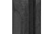Berton©-sleufpaal Reest antraciet 11,5 x 11,5 x 272 cm met kabeldoorvoer