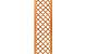 Trellis met lijst, diagonale lamellen hardhout kunstmatig gedroogd H180 x B40 cm