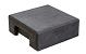 Berton©-afdekpet antraciet vlakke kop 14 x 14 x 5 cm T-model