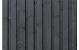 Tuinscherm Koblenz, zwart gespoten vuren, RVS-geschroefd, 21-planks (19+2) 180 x 180 cm